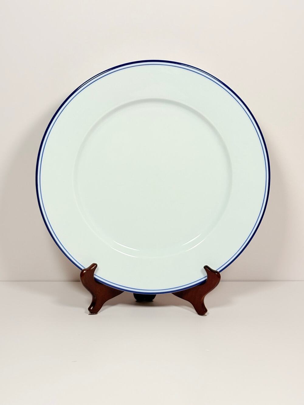 Vintage Apilco France Traditional Blue Banded 12” Charger Plate